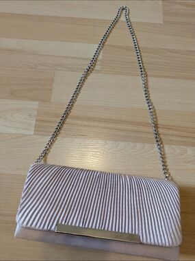 Bag Pleated Light Pink Chain Shoulder Bag